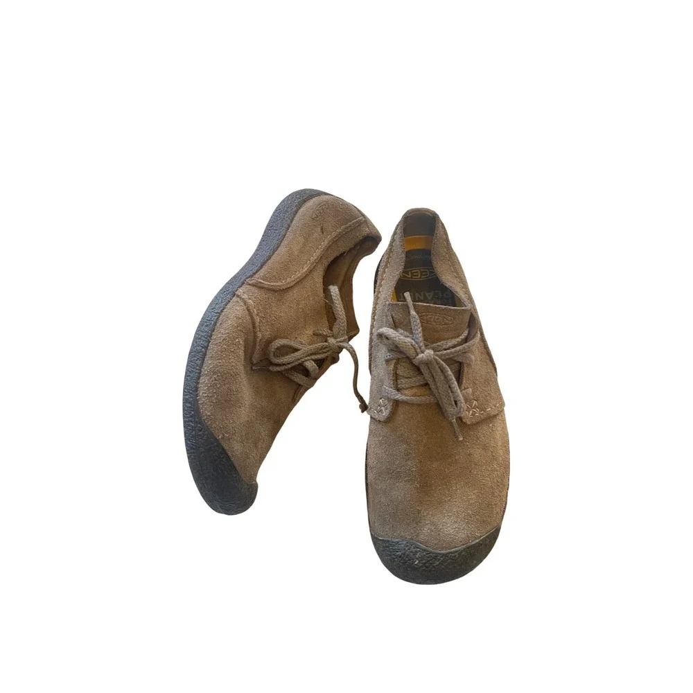 Keen Mosey Derby Suede Shoes Mens 11 Brown Taupe Lace Up Low Top Sneaker